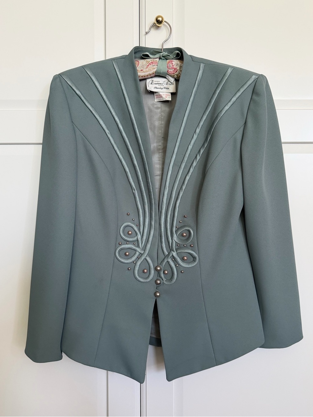 Vintage designer evening blazer Lawrence Dress by Stanley Sklar